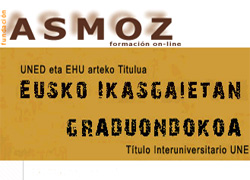 Asmozeko Euskal Ikasgaien Graduondokoaren logoa