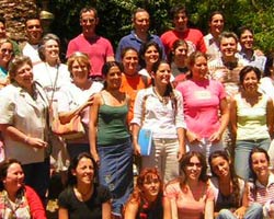Vista parcial de los alumnos-profesores del plan cuatrienal 2003-2007 de Argentinan Euskaraz