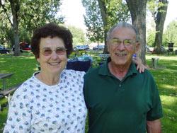 Grace Lacouague Mainvil and her husband John, a beautiful couple. Grace is one of the honorees tomorrow in Ontario (photo EuskalKultura.com)