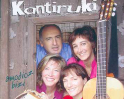 Portada del disco 'Amodioz bizi', de Kantiruki