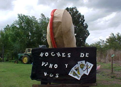 Detalle de la carroza del CV de Las Flores