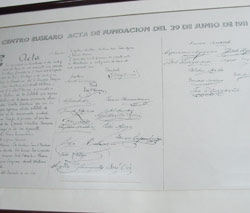 Montevideoko 'Centro Euskaro' elkartearen  sorrera-akta, 1911ko ekainaren 29koa (argazkia EuskalKultura.com)