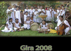 Cartel de la gira 2008 del Coro y Orquesta de San Ignacio de Moxos (foto Taupadak.org)