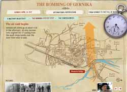 Una de las infografías de 'Gernika 1937-2007'