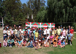 Todos los participantes de este año en el campamento de verano organizado por FIVU