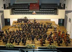 Euskadiko Ikasleen Orkestra brindó una 'magnífica noche' en el concierto ofrecido en Bruselas