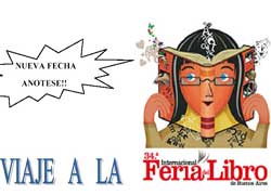 Cartel creado por el Centro Vasco Euzko Etxea de La Plata para invitar a sus socios a la Feria del Libro