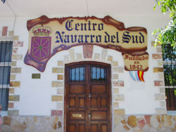 Imagen del frente de la que era la sede del Centro Navarro del Sud
