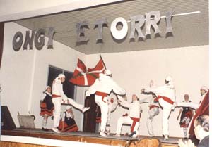 Basque festival in Puan with the Bahia Blanca Basque dancers performing