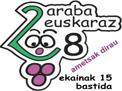 Araba Euzkaraz jaialdiaren 28. edizioko logoa