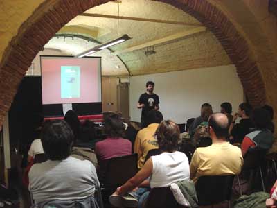 El festival Literaldia 08 de este año obtuvo un 'rotundo éxito' con presentaciones de trabajos literarios de Euskal Herria (foto Euskal Etxea de Barcelona)