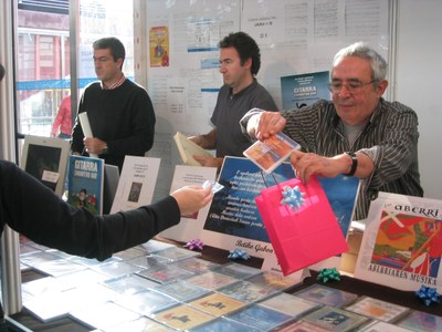 Stand de AusArt Records en Durangoko Azoka 2007