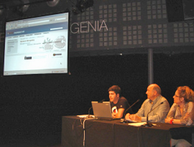 Los responsables del proyecto explicaron los detalles y objetivos de la nueva herramienta en la presentación del pasado martes (foto Erabili.com)