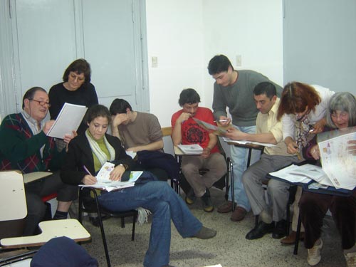 Clases de Euskera y Cultura Vasca en la UBA en el curso anterior (foto EuskalKultura.com)