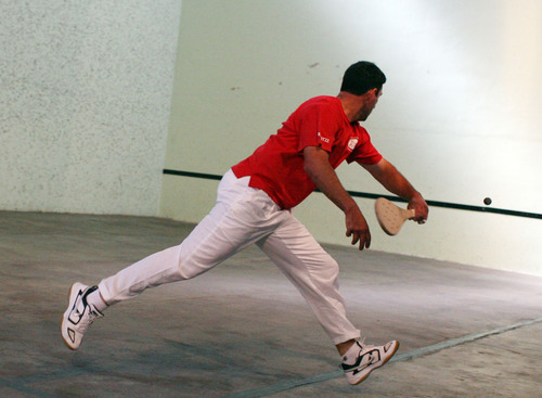 Uno de los pelotaris que participaron en los partidos del San Inazio festival 2008 (foto J.Jaszewski)