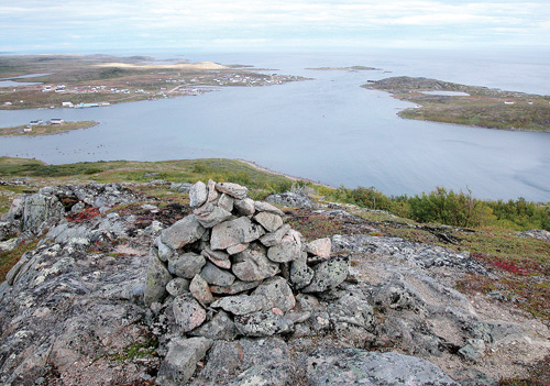 Vista de Red Bay, donde se instalaron los balleneros vascos en los siglos XVI y XVII (foto Parks Canada/Michael Burzynski)