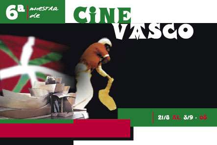 Cartel e ilustración de la VI Muestra de Cine Vasco de Santiago