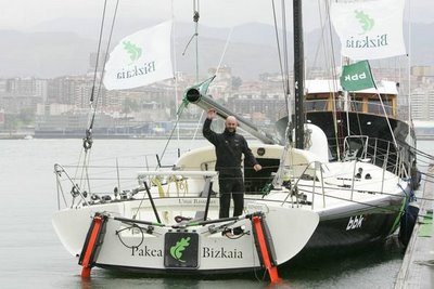 Unai Basurko y su velero 'Pakea Bizkaia'