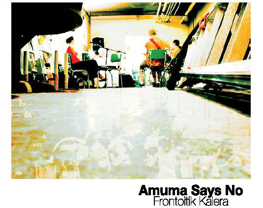 Cover of Amuma Says No's debut CD, 'Frontoitik kalera'