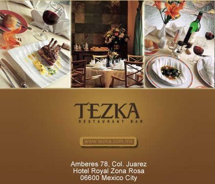 Tezka restaurant at the Hotel Royal Zona Rosa