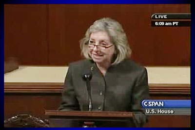 Nevada Representative Dina Titus (D) paying a special tribute to USAC and Dr. Felix Menchacatorre