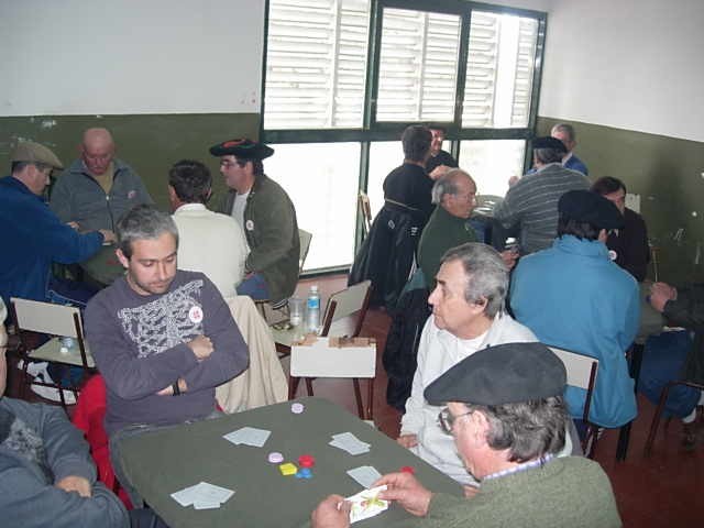 Jugadores durante el Torneo de Mus de Argentina 2007, realizado en Ayacucho