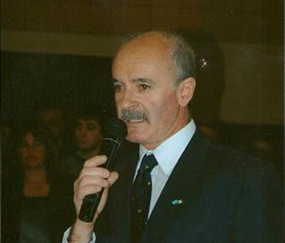 José Martín Azarloza, presidente del Denak Bat de Mar del Plata, en la provincia argentina de Buenos Aires.