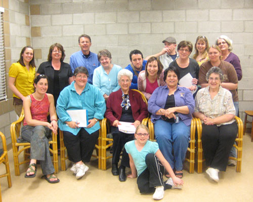 Participantes en el primer encuentro, realizado durante el pasado curso escolar entre dos clases de euskera de Boise (profesoras Itxaso e Izaskun) y Homedale (profesora Gloria Garatea Lejardi)