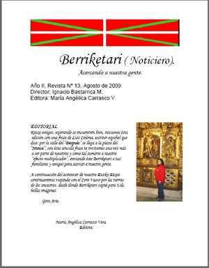 Portada del número 13 de Berriketari