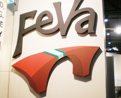 Logo de FEVA (foto EuskalKultura.com)