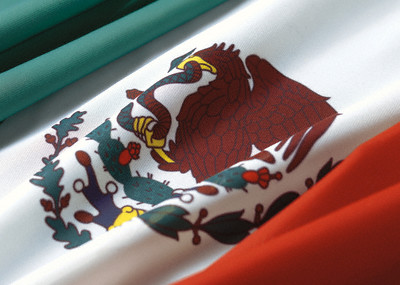 La bandera de los Estados Unidos Mexicanos