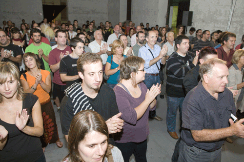 Presentación del Campeonato Nacional de Bertsolaris en la Tabacalera de Donostia