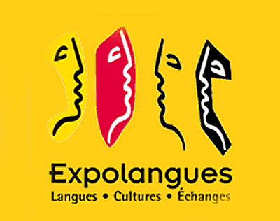 Logo y cartel de la Feria Expolangues de París