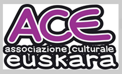 Erromako Associazione Culturale (ACE) Euskara-ren logoa. Erromako euskal kultur talde edo euskal etxea da ACE
