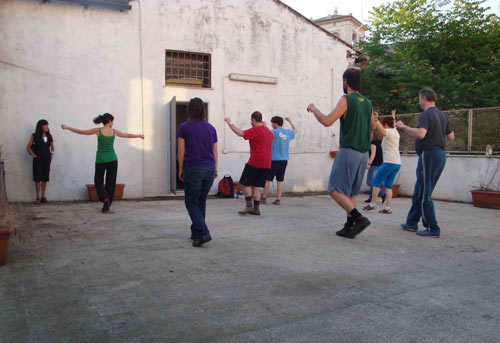Imagen del curso de baile vasco que impartió la Associazione Culturale Euskara el pasado año.