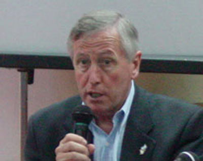 Felipe Muguerza, presidente de Euzko Etxea de Necochea (foto EuskalKultura.com)