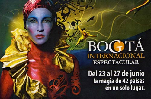 Uno de los carteles de 'Bogotá Internacional Espectacular'