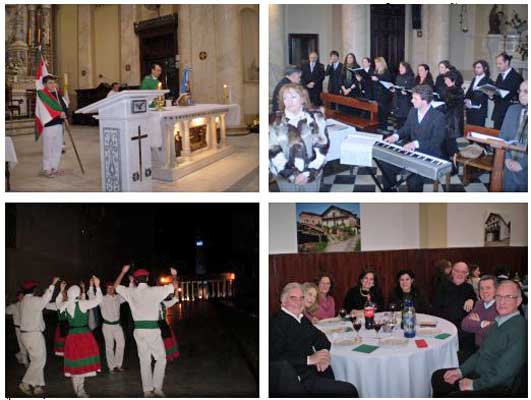 La comunidad vasca rosarina celebró con diversos actos religiosos, lúdicos y festivos el día de San Ignacio