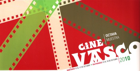 Cartel anunciador de la Octava Muestra de Cine Vasco, que se inicia mañana en Santiago y Valparaíso, en Chile