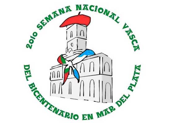 Logo de la Semana Nacional Vasca Argentina 2010, 'Semana Vasca del Bicentenario'