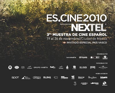 Parte del cartel de la muestra de cine español que se inauguira esta tarde en México DF, con el Páís Vascos como invitado especial