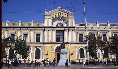 Recinto de la Universidad de Chile, en Santiago