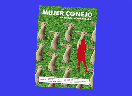 Afiche provisional de la película 'Mujer conejo' que comenzará a rodarse en breve en Buenos Aires