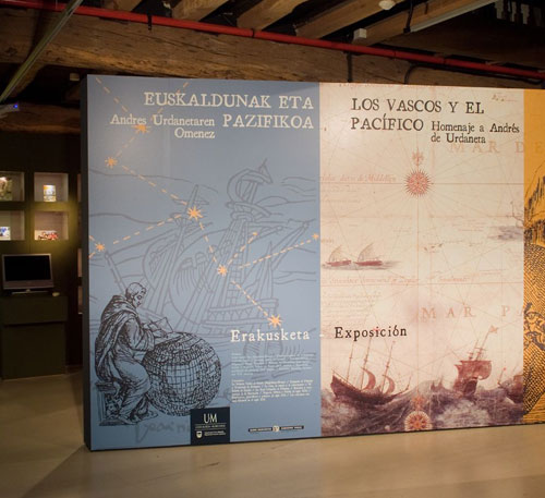 La exposición sobre los vascos, el Pacífico y Urdaneta finalizará este próximo domingo, con entrada libre en su última semana