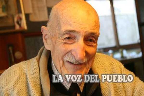 Manuel Dean será uno de los vecinos que recibirán mañana el premio 'Patrimonio Tresarroyense' (foto Diario La Voz del Pueblo)