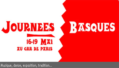 Cartel de las Jornadas Vascas del CRR de París, que se inician el lunes que viene en la capital gala.