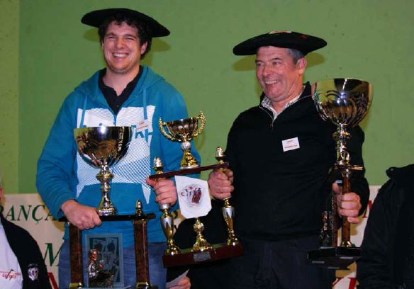 Los hermanos aihertarras Olivier y Roger Mendiondo son los actuales campeones del mundo