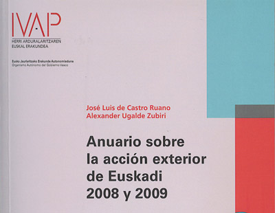 Portada del Anuario de Acción Exterior 2008-2009