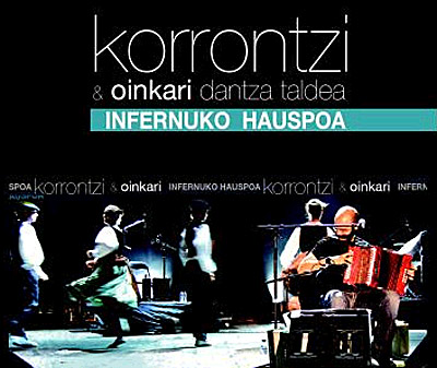Cartel del espectáculo 'Infernuko Hauspoa', de Korrontzi y Oinkari