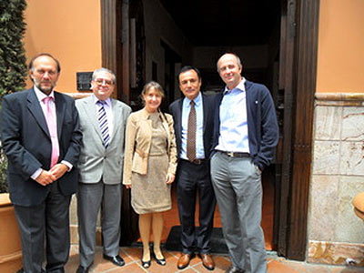 Iñaki Martínez, Delegado de Euskadi para Colombia, Venezuela y Centroeuropa, durante su visita a Cuenca, Ecuador (foto Irekia)